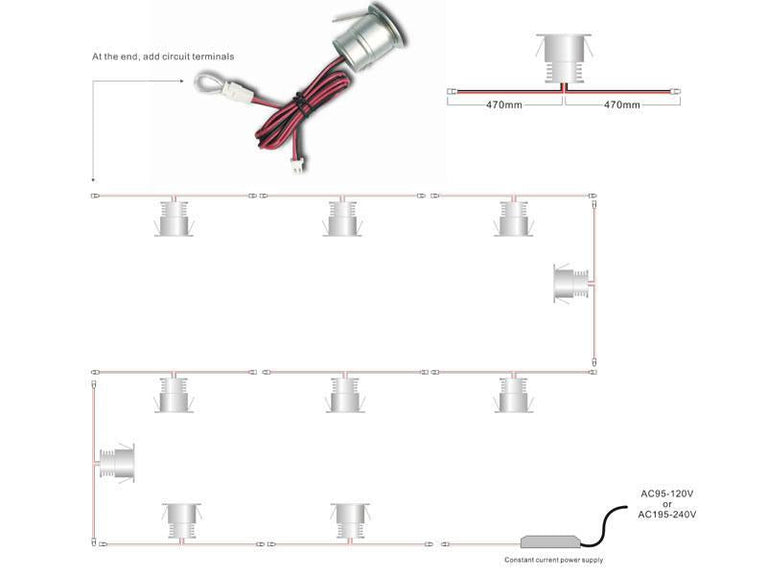 PACK Foco Led SUN MINI - 9x1W