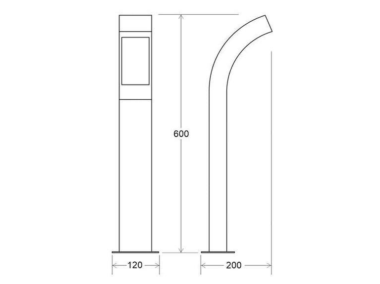 Candeeiro de jardim Led DELOS - 7W