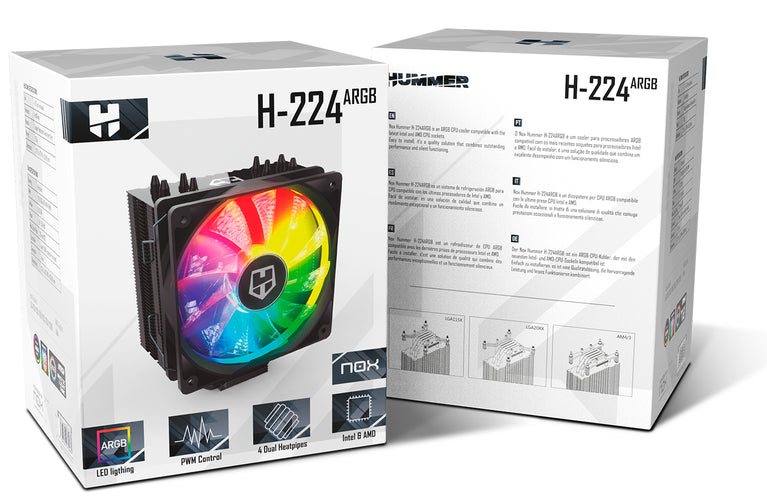 Cooler CPU NOX Hummer H-224 RGB