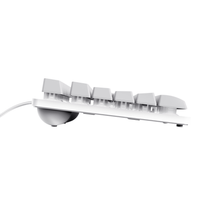 Teclado Gaming - GXT833W THADO branco - TRUST