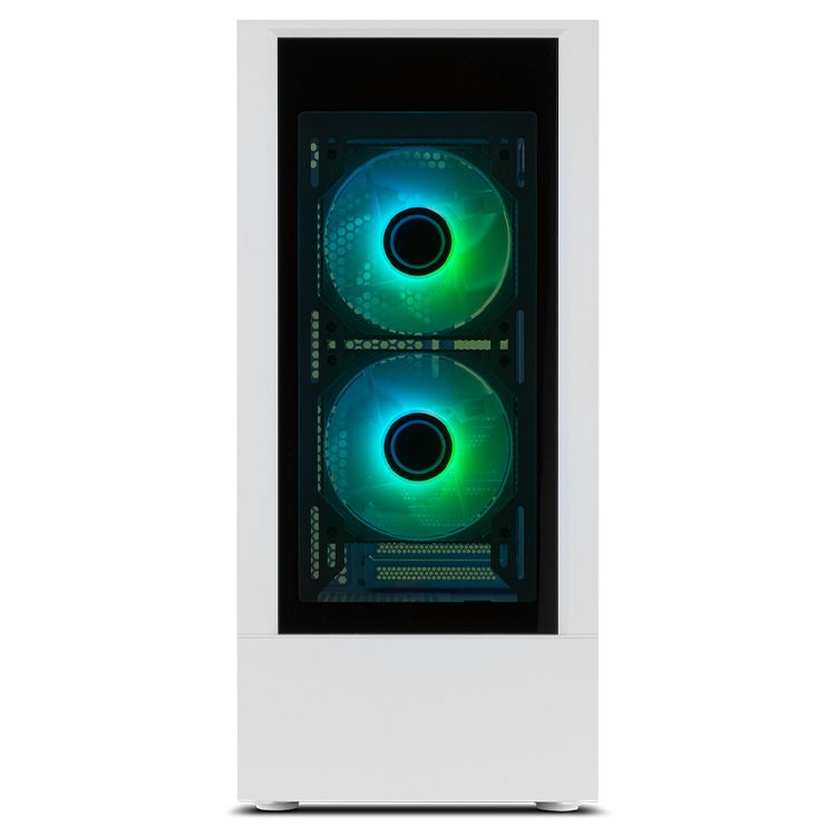 Caixa - Hummer NEMESIS White ARGB Tempered Glass ATX - NOX