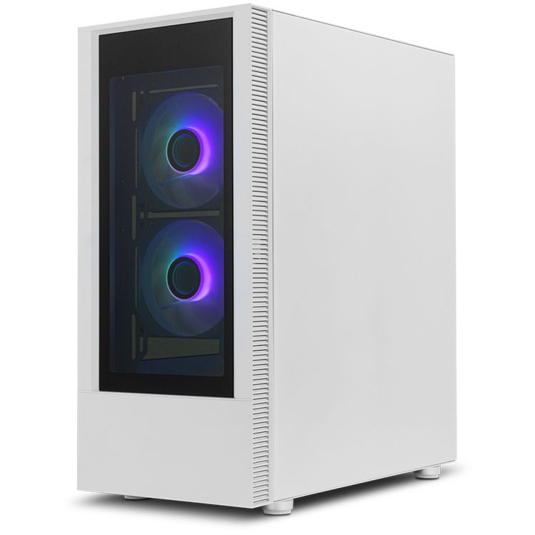 Caixa - Hummer NEMESIS White ARGB Tempered Glass ATX - NOX