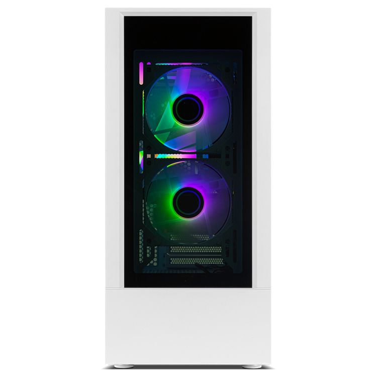 Caixa - Hummer NEMESIS White ARGB Tempered Glass ATX - NOX