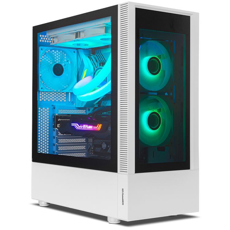Caixa - Hummer NEMESIS White ARGB Tempered Glass ATX - NOX