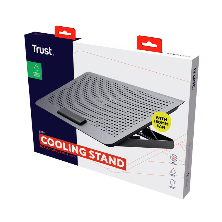 Base para portátil - Exto Laptop Cooling Stand Eco - TRUST