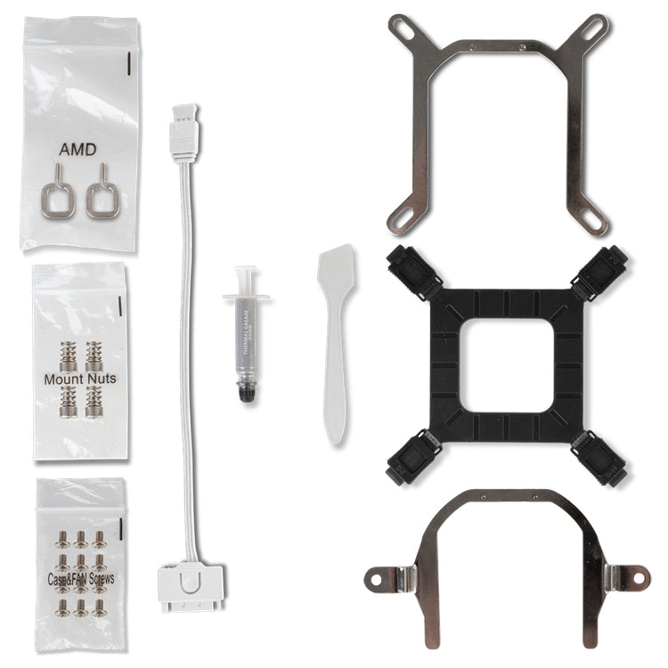 Cooler Watercooling Nox Hummer M-360 ARGB White