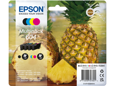 Tinteiro - 604 Multipack 4 cores - EPSON