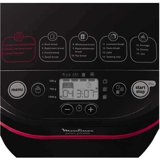 Máquina de fazer pão - PAIN PLASIR OW220830 - MOULINEX