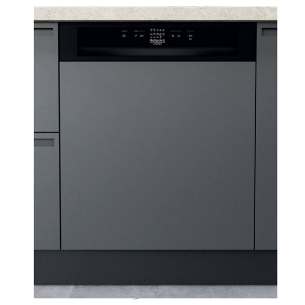 Máquina louça encastre painel à vista - HBC 2B+26 B - HOTPOINT