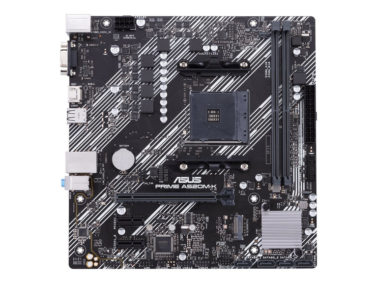 MB - ASUS - Prime A520M-K AM4 mATX