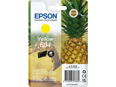 Tinteiro - 604 Amarelo - EPSON