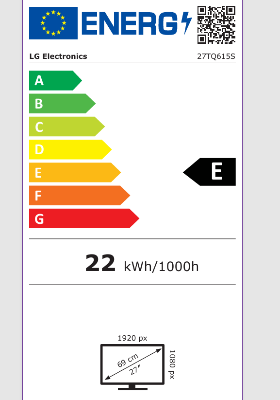 TV LED FHD - 27TQ615S-PZ - LG - 27'' - Preto