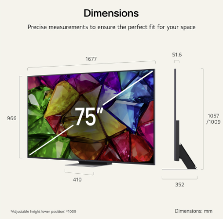 TV Micro RGB evo Ultra HD 4K - LG - 75" - 75MRGB86B6A