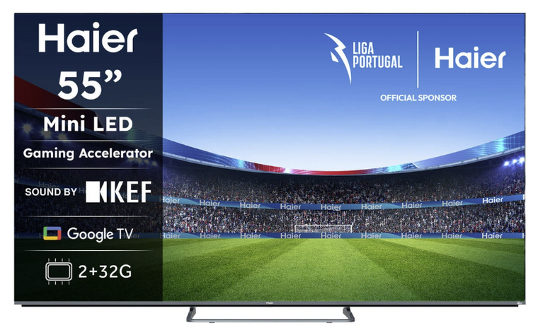 TV Mini LED Ultra HD 4K - HAIER - 55" - H55M80FUX