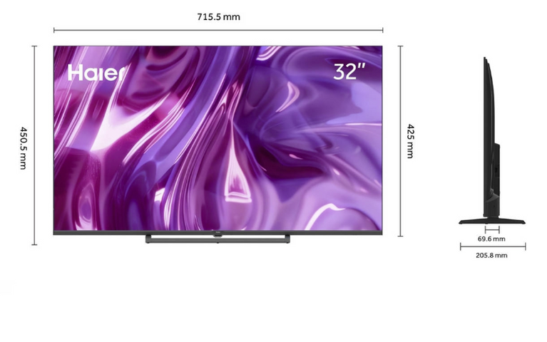 TV QLED Full HD - HAIER - 32" - H32S80GFX