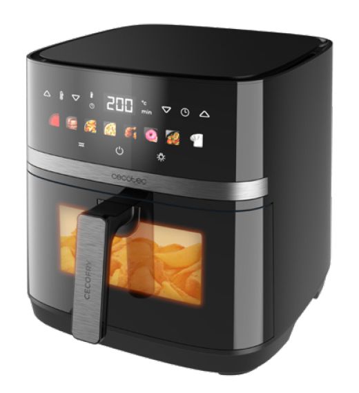 Fritadeira ar quente - CECOFRY&GRILL DUOHEAT 8000 - CECOTEC