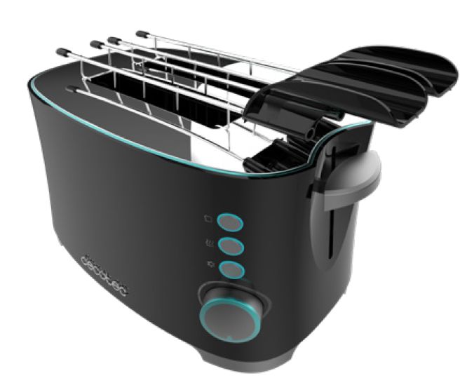 Torradeira - TOAST&TASTE DOUBLE B - CECOTEC