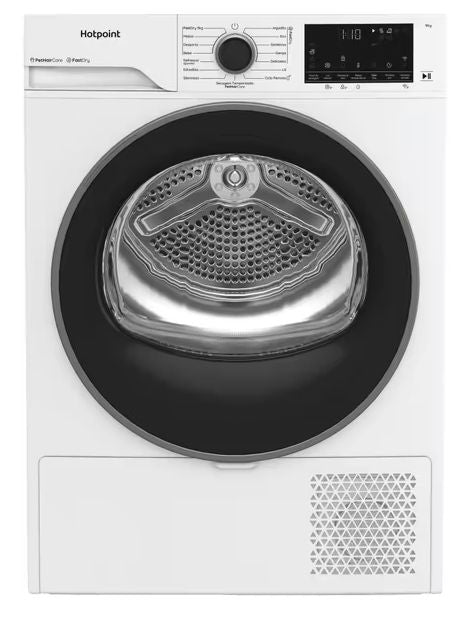 Máquina de secar roupa - 9 Kg - HOTPOINT - CHD94MWBSPT