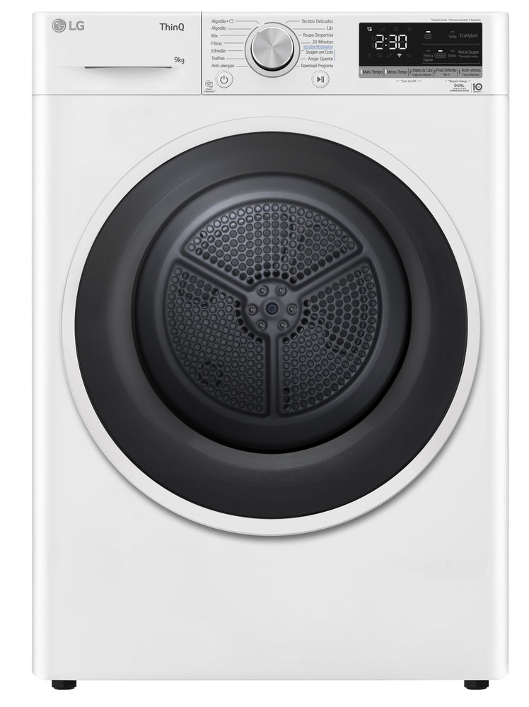 Máquina de secar roupa - 9 Kg - LG - RH90V5AV6N