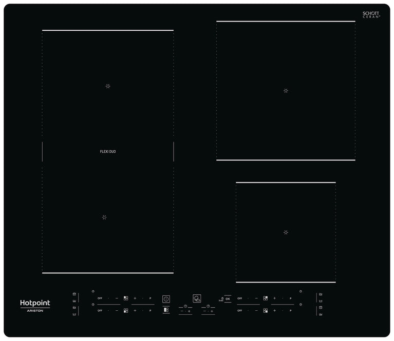 Placa de indução - HOTPOINT - HB3160CNE
