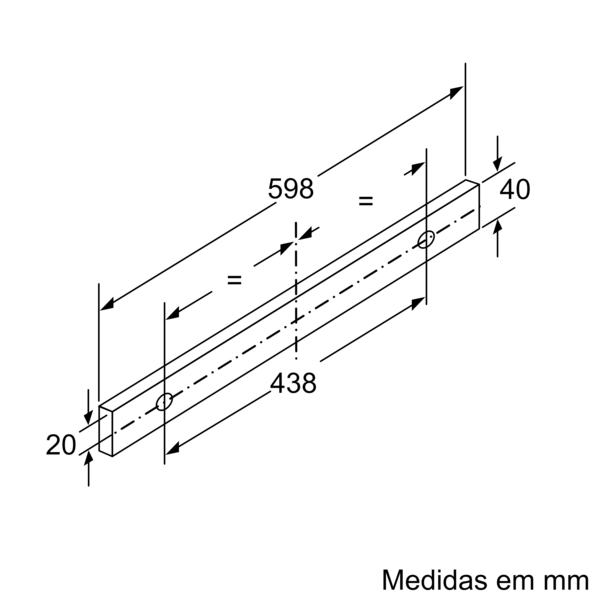 Exaustor telescópico - BALAY - 3BT263MX