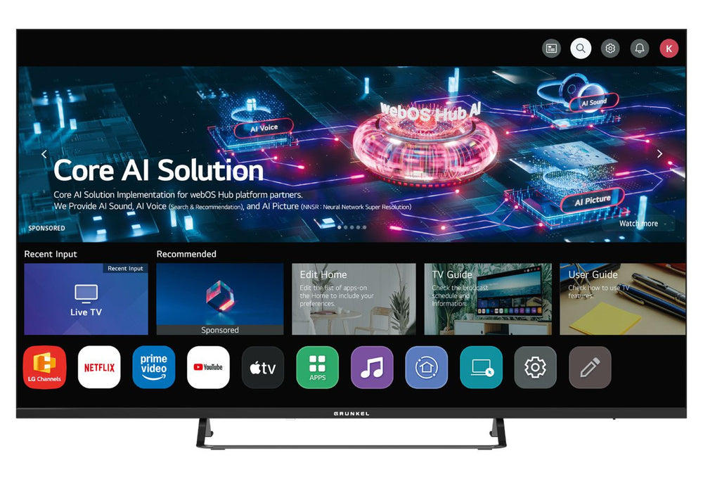 TV QLED Ultra HD 4K - GRUNKEL - 55" - 5526WBS