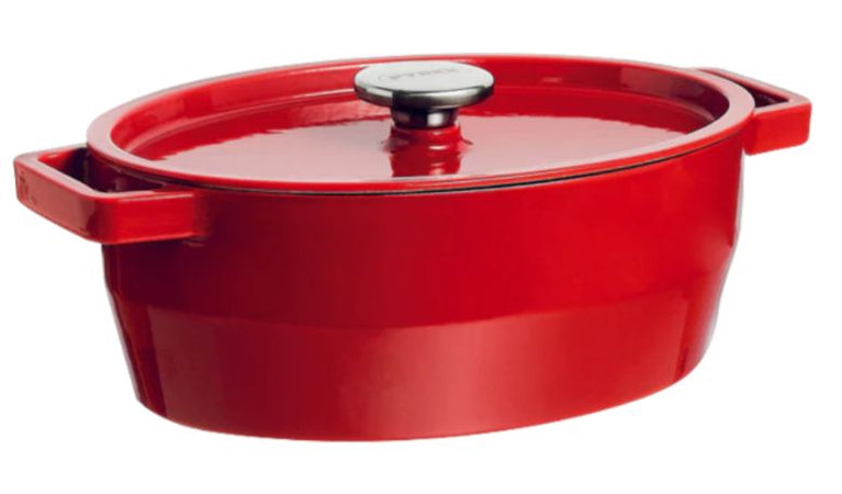 Tacho oval 29 cm ferro fundido verde - PYREX