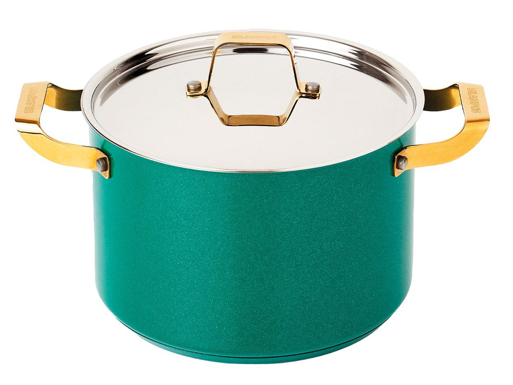Panela 24 cm verde - SILAMPOS