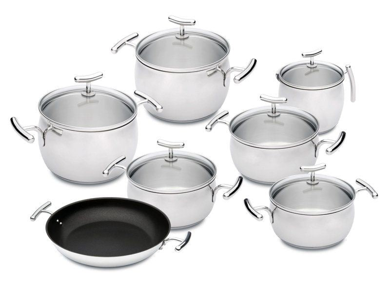 Trem de cozinha 7 peças Yumi Glass - SILAMPOS