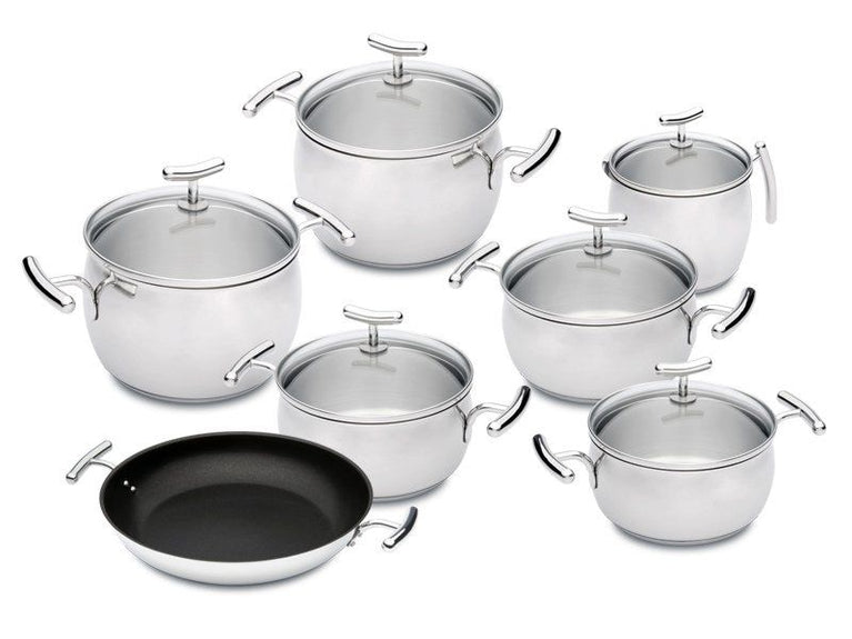 Trem de cozinha 7 peças Yumi Glass - SILAMPOS