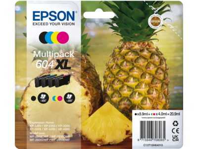 Tinteiro - 604 Multipack XL (preto e cores) - EPSON