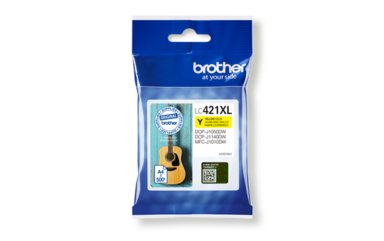 Tinteiro - LC421XLY Amarelo - BROTHER