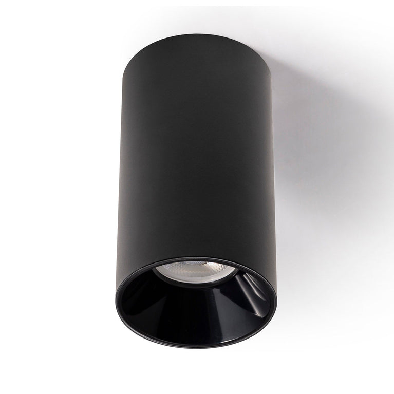 Aplique teto preto - BOX GU10