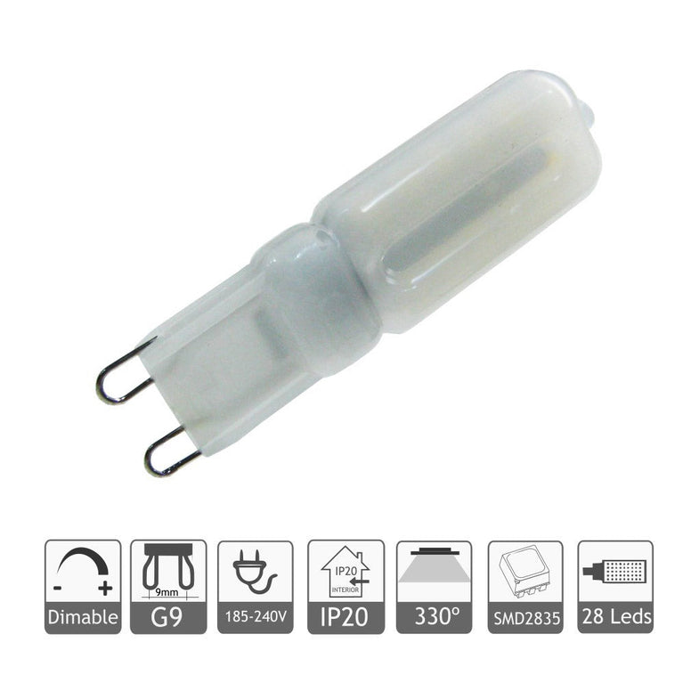 Lâmpada G9 SMD2835 - 5W 330º