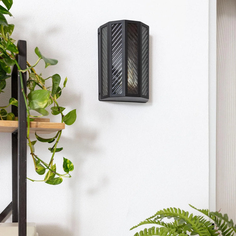 Aplique de Parede Exterior Vidro Hadley
