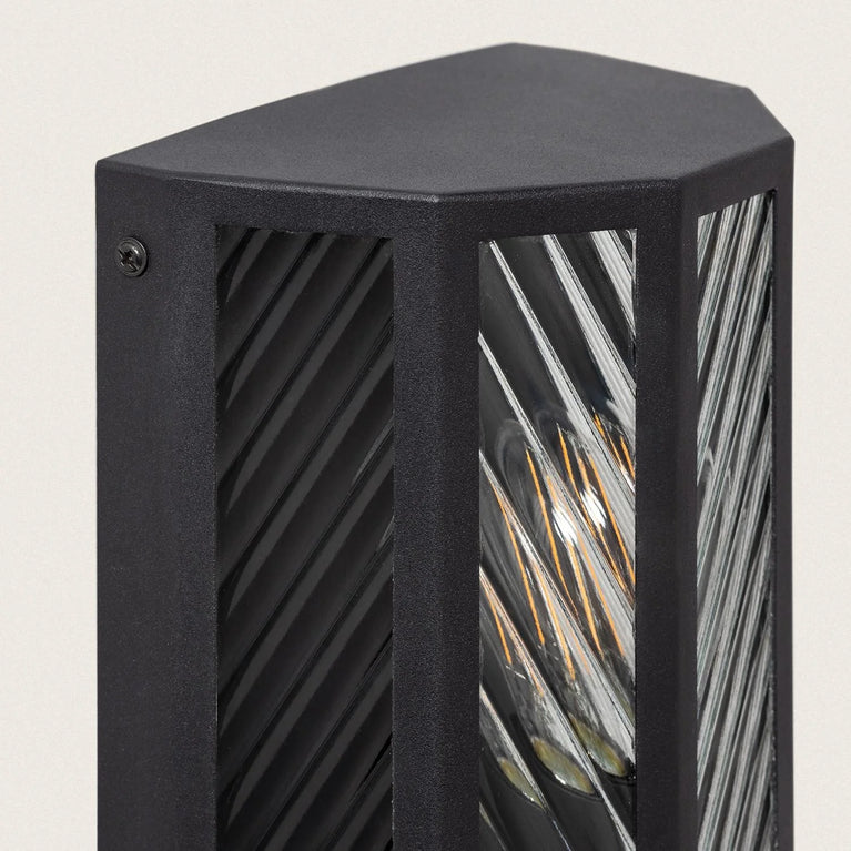 Aplique de Parede Exterior Vidro Hadley