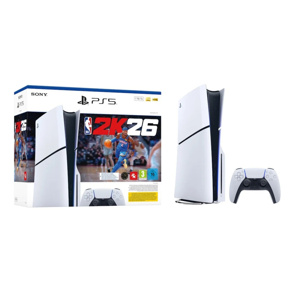 Consola - PlayStation 5 Slim Standard + NBA 2K26 Digital - SONY