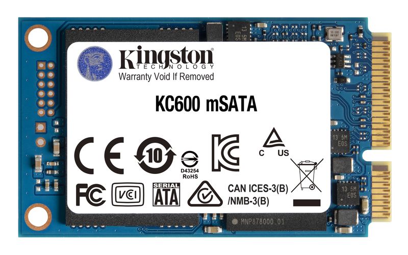 Disco SSD mSATA KINGSTON 256GB KC600