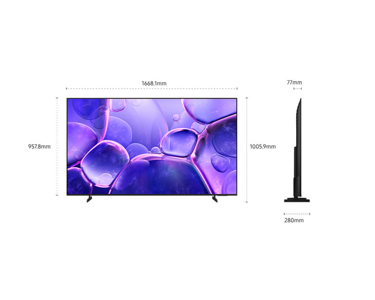 TV LED Ultra HD 4K - SAMSUNG - 75" - TU75U8005FUXXC