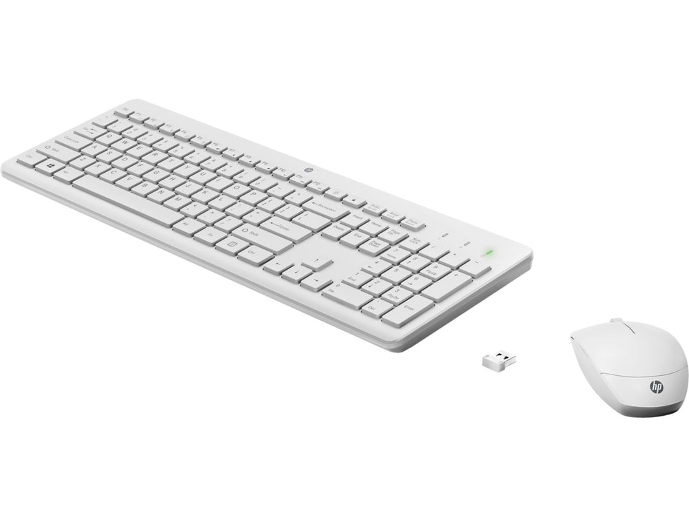 Conjunto Teclado + Rato HP 230 Branco