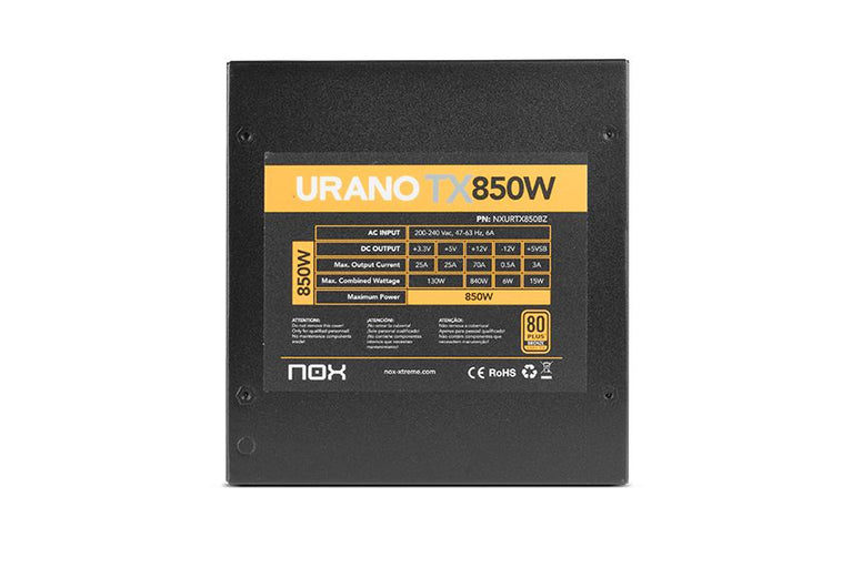 Fonte ATX - Urano TX 850W - NOX