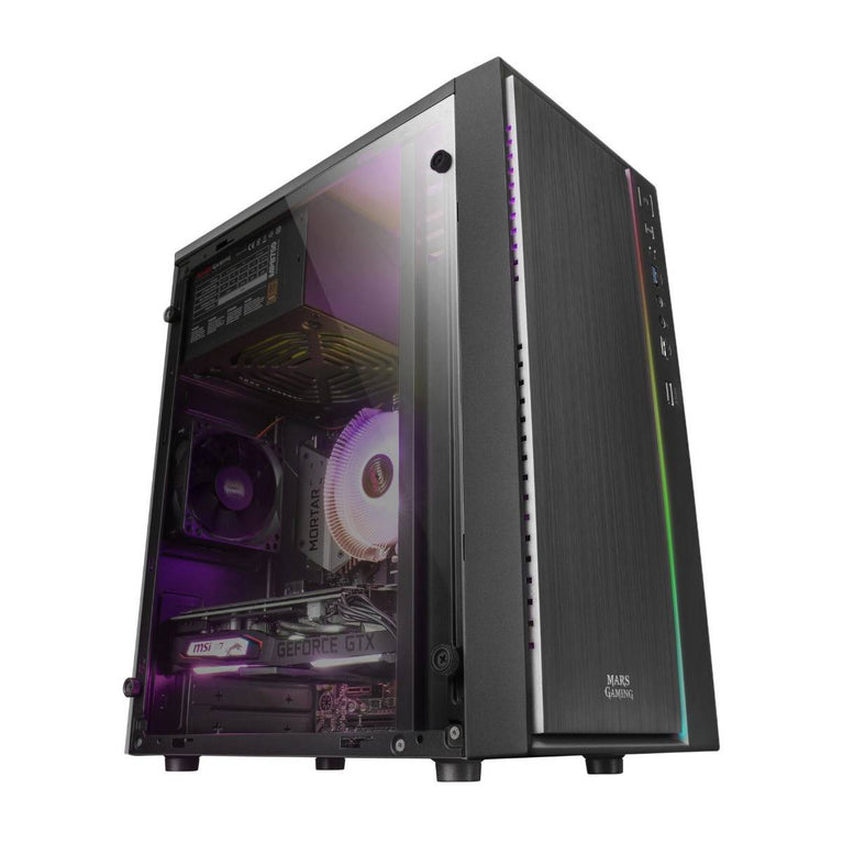Caixa - MARS GAMING - MCM Micro ATX Black