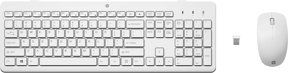Conjunto Teclado + Rato HP 230 Branco