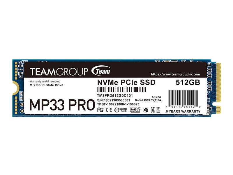 Disco SSD - TEAM GROUP - MP33 Pro 512GB
