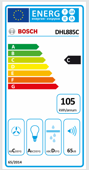Exaustor convencional - DHL885C - BOSCH