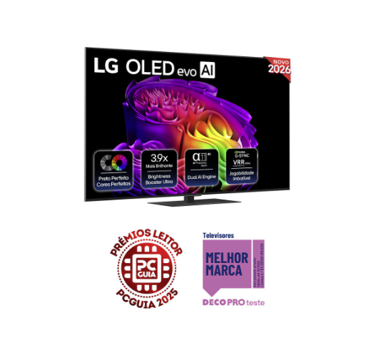 TV OLED Ultra HD 4K - LG - 65" - OLED65G66LS