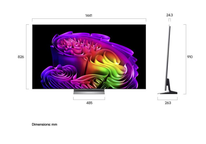 TV OLED Ultra HD 4K - LG - 65" - OLED65G66LS