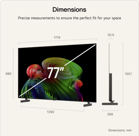 TV OLED Ultra HD 4K - LG - 77" - OLED77B65LA
