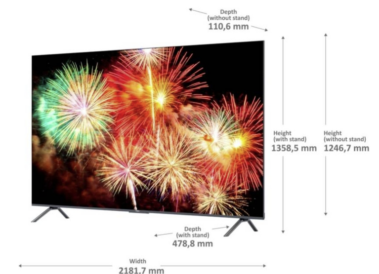 TV QLED Ultra HD 4K - HAIER - 98" - H98S900UX