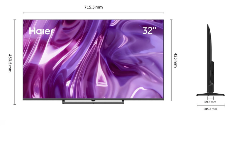 TV QLED Full HD - HAIER - 32" - H32S80GFX